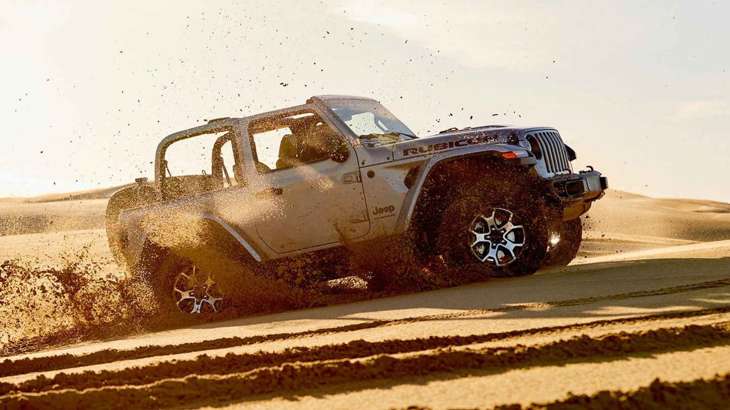 2020 Jeep Wrangler Front Side Gray Exterior